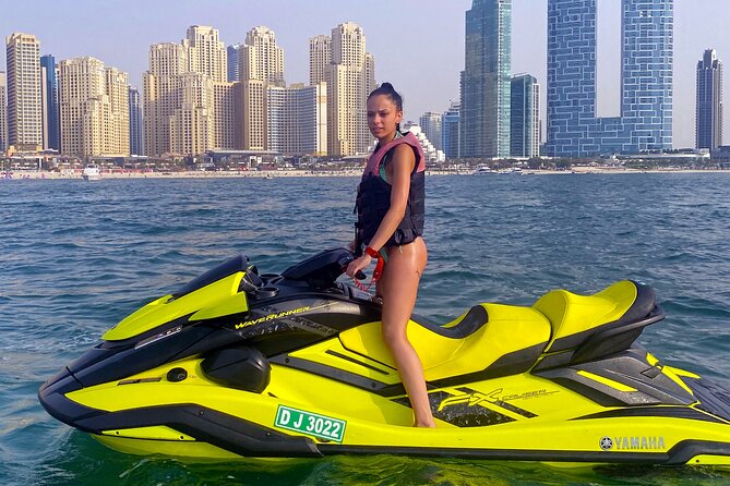 1-Hour Jet Ski Tour – Burj Al Arab, Atlantis, & Dubai Skyline - The quick lesson, safety brief, and how you get oriented