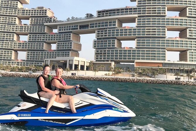 1 hour Jetski Tour - Burj Al Arab and Royal Atlantis - Entering The Mina Seyahi Jetski Scene