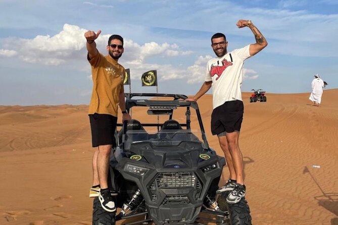 1 Hour Private Self Drive Dune Buggy and Sand boarding in Dubai - The 30-Minute Seat Swap: A Clever Way to Keep It Social
