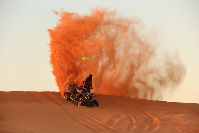 1-Hour Quad Bike Adventure: BBQ Dinner, Sandboarding & Shows! - Guides Make It Work: Saeed and Faisal Ahmed Stand Out