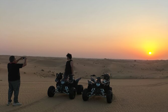 1 hour Quad Biking Experience with pick and drop - Getting set up: helmets, fuel, and water that keep the hour pleasant