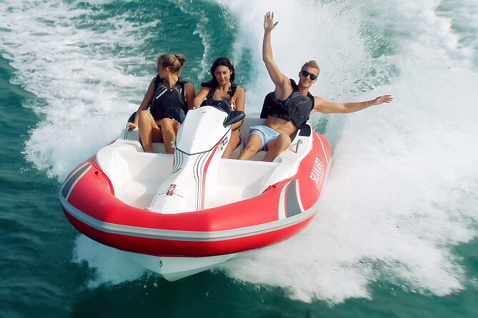 120 MINUTES Dubai Private Self-Drive SeaKart Jet Ski Boat Tour - Entering Dubai Harbour and taking the wheel in a SeaKart