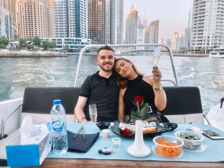 2-Hrs Private Romantic Sunset Cruise with Sushi and Drinks - The 2-hour experience, from boarding to the lights coming on