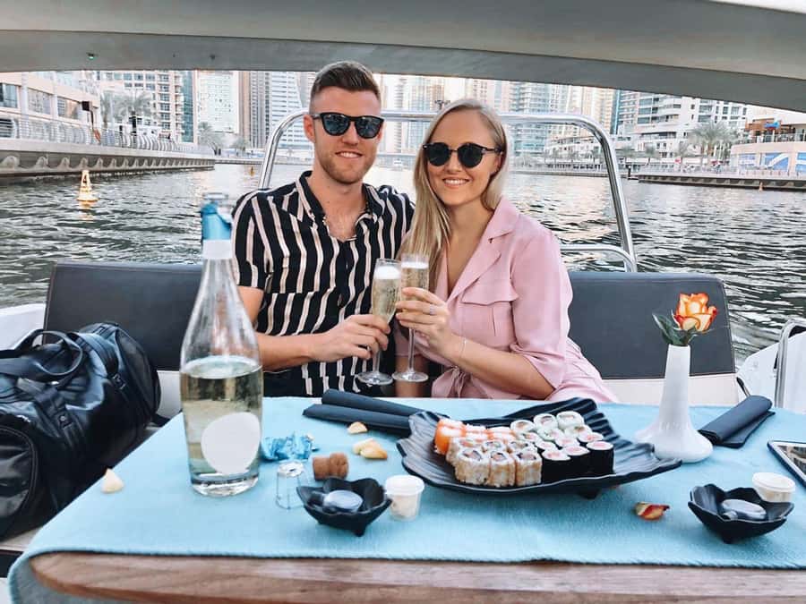 2-Hrs Private Romantic Sunset Cruise with Sushi and Drinks - Swimming is listed, but keep it practical