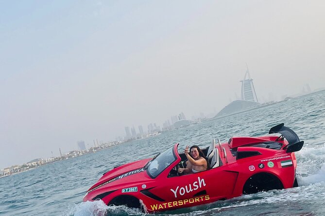 30Min Jetcar Dubai with Burj Al Arab Views-Free Ice Cream - What to Wear: Shoes Off, Salt Water, and Staying Comfortable