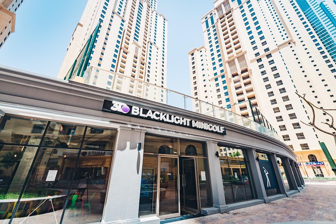 3d Blacklight Minigolf - Jbr / Marina Dubai - Where to find it in JBR, and how not to get stuck
