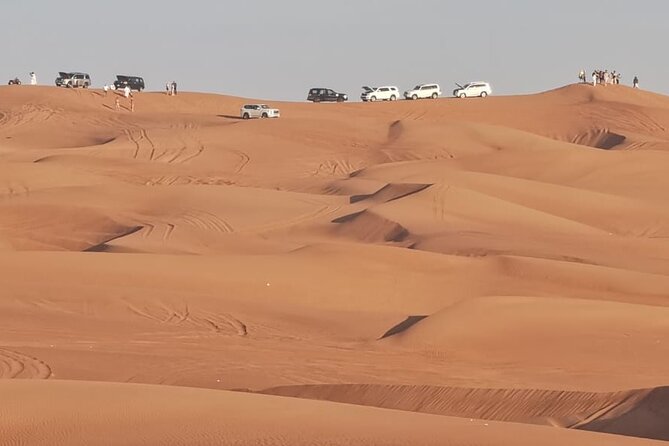 4 Hours Morning Desert Safari in Dubai - First stop in the sand: that settling-in window (and your optional quad ride)