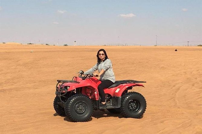 4x4 Deluxe Desert Safari Dubai with Camel Riding - Sand boarding and sunset photos: what the timing can feel like