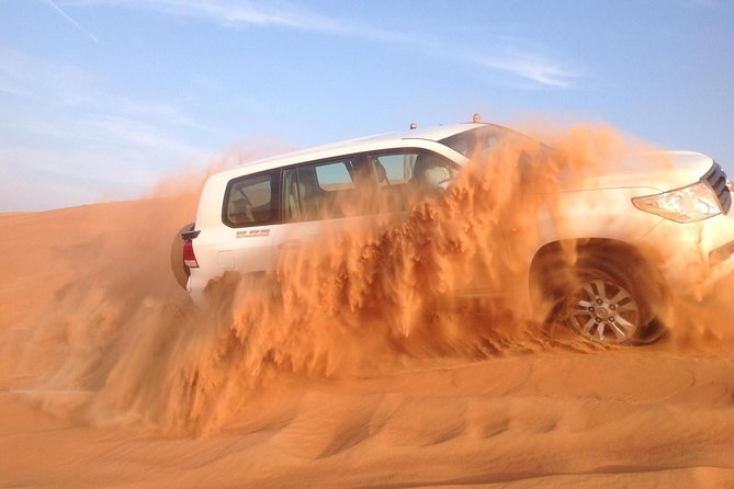 4X4 Dubai Desert Safari with BBQ dinner, Camels & Live Show - Stop 3: Desert camp in the Dubai Desert Conservation Reserve