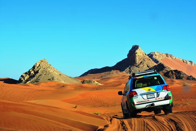4x4 Hatta Safari to Fossil Rock & Honey Bee Garden visit with Breakfast - Breakfast during the drive: included fuel before the viewpoints