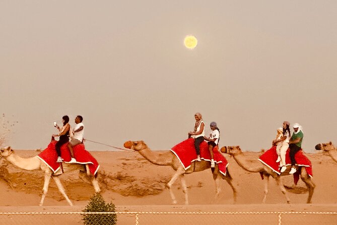 4x4 off-Road Desert Safari, Sandboarding, CamelRide, Veg & BBQ - Practical things to plan for on a half-day desert safari