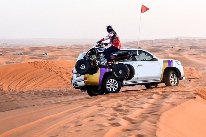 6-Hour Dubai Desert Dinner Safari with Dune Bashing & Camel Ride - The 4x4 dune bashing run through the desert