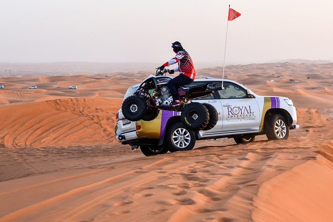 6-Hour Dubai Desert Safari with BBQ Dinner & Quad Biking - From pickup to first dunes: what your 4x4 ride feels like