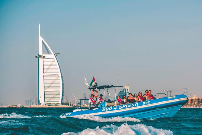 90 Minutes Speedboat Tour Dubai Marina, Burj Al Arab and Atlantis - Ain Dubai and Bluewaters Island: a standout background for your skyline shots