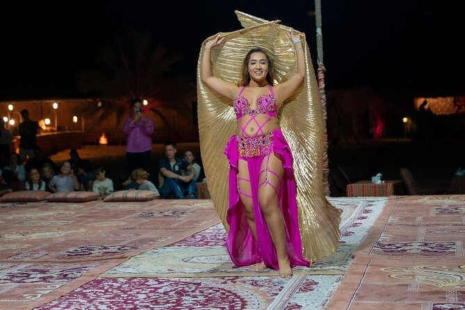 Abu Dhabi: 7-Hours Desert Safari with BBQ, Camel Ride & Sandboarding - Live shows, sheesha, and how Ramadan changes the experience