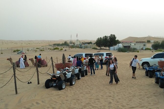 Abu Dhabi: 7-Hours Desert Safari with BBQ, Camel Ride & Sandboarding - Photo stops and time limits: plan for the “highlights” flow