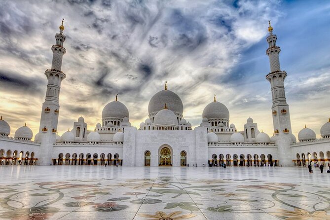 Abu Dhabi City, Sheikh Zayed Mosque & Ferrari World Tour with Transfers - Sheikh Zayed Grand Mosque visit: dress code and a 2-hour guided stop