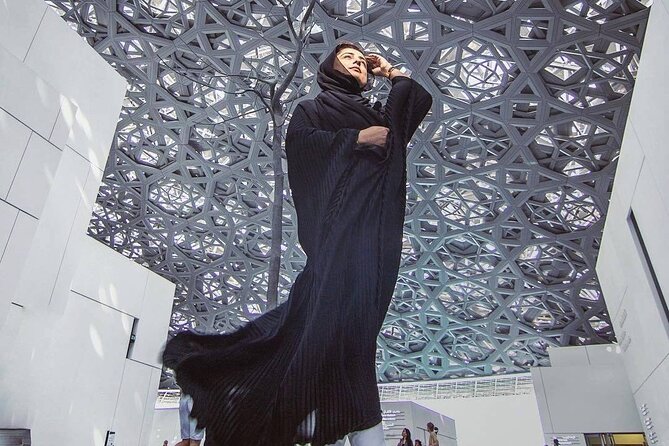 Abu Dhabi City Tour of Grand Mosque, Palace, Louvre, and Ferrari - Yas Mall, Louvre Abu Dhabi, and Ferrari World: control your spending and your energy