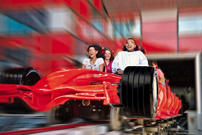 Abu Dhabi City Tour with Grand Mosque and Ferrari World from Dubai - Ferrari World on Yas Island: Roller coasters and a racing-style mindset