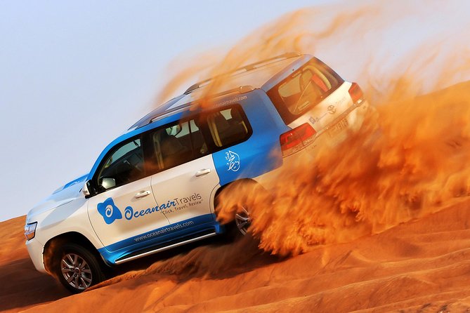 Abu Dhabi: Desert Safari with BBQ, Camel Ride & Sandboarding - The 4x4 dune bashing and sandboarding session