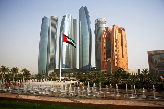Abu Dhabi Grand Mosque and Heritage Village Day Trip from Dubai - The Coach Ride South: Desert Views, Jebel Ali, and First Skyline Hits