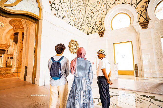 Abu Dhabi Sightseeing Tour: Sheikh Zayed Mosque, Heritage Village & Dates Market - Emirates Heritage Village: Bedouin life and hands-on workshops in 30 minutes