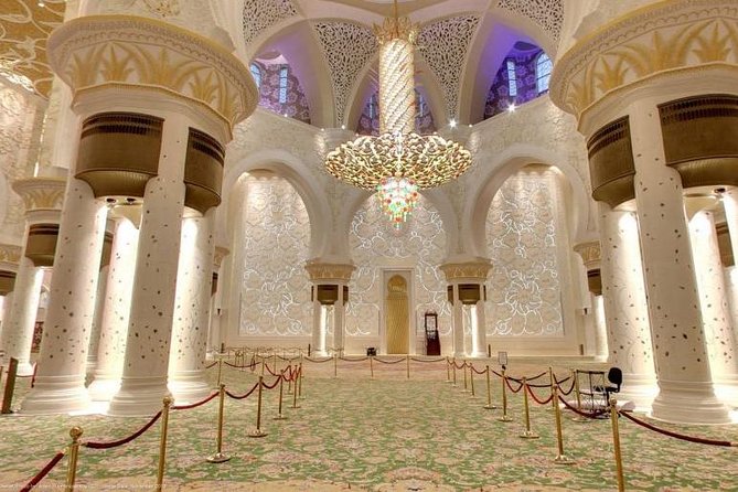 Abu Dhabi Tour with Grand Mosque and BAPS Temple - Price and logistics: $28 for a full day, with key admissions included