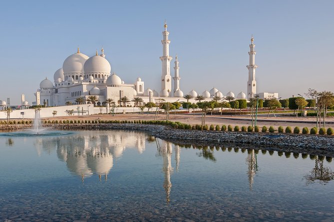 Abu Dhabi Tour with Grand Mosque Visit and Other options - Sheikh Zayed Grand Mosque visit, with real dress rules