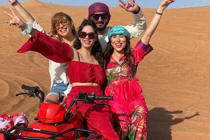 Adrenaline combo : Desert activities + ATV or Quad bike option - The camel trek finale: Bedouin pace and photo time