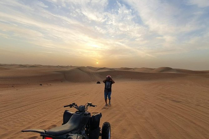 Adventure quad bike tour ( 2 hour private quad biking to deep desert ) - Dress code and comfort, especially since the engine sits near your leg