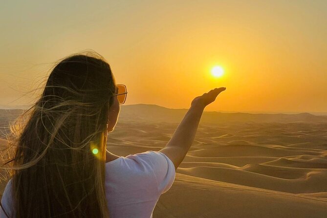 Afternoon Dune Drive Safari with SunSet Photo & Sand Boarding - The Big Moment: Al Badayer Break and a Long 1-Hour Dune Bash
