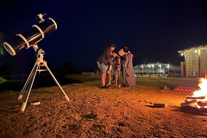 Al Marmoom Oasis Luxury Tent with Bedouin Dinner - Night shows, fire, and stargazing with a telescope
