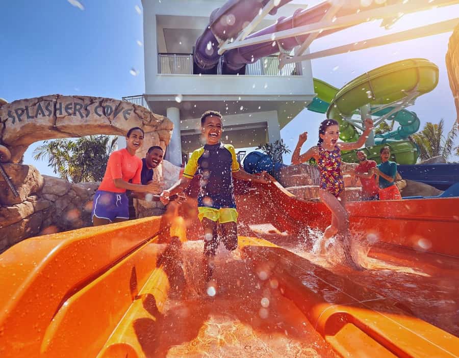 Aquaventure World Waterpark Ticket at Atlantis Dubai - Aquaventure Beach and the lazy river: how to balance thrills with recovery
