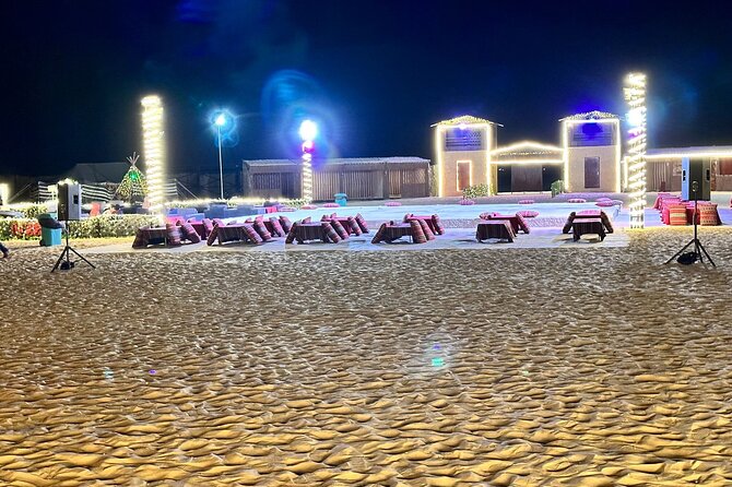 Arabian Desert Safari Abu Dhabi: 6Hour Tour with BBQ & Live Shows - The Bedouin Camp Night: Belly Dance, Tanura, and Fire Shows