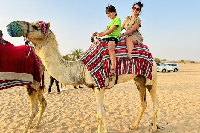 Best Dubai Desert Safari with Buffet Dinner,Sand Boarding & Shows - Buffet BBQ Dinner Plus Tanoura, Fire, and Belly Dance