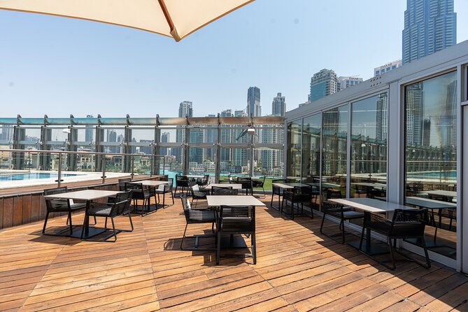 Burj Khalifa 125th Floor, Lunch or Dinner at Rooftop Burj Club - The Rooftop Burj Club meal: great location, but it’s not where you think