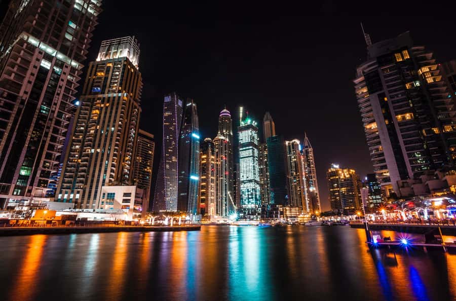 City of Lights: Dubai Night Experience - Dubai Canal at Night, Where Your Photos Look Sharper