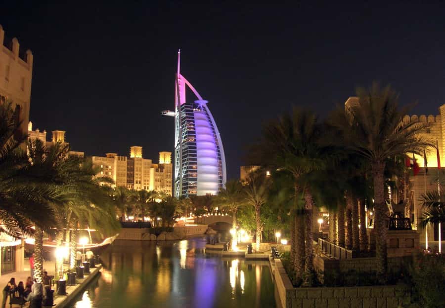 City of Lights: Dubai Night Experience - Starting at Madinat Jumeirah, Where the Night Looks Like a Movie Set