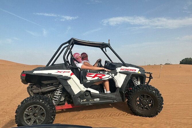 Combo:Deluxe Desert Safari with dinner + ATV self-drive/Quad Bike - Dubai Leisure Desert Camp: camel ride, henna, and gahwa on arrival