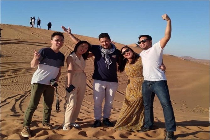 Combo: Morning Dubai City Tour And Evening Premium Desert Safari with Dinner - BBQ dinner buffet with vegetarian options, plus unlimited drinks
