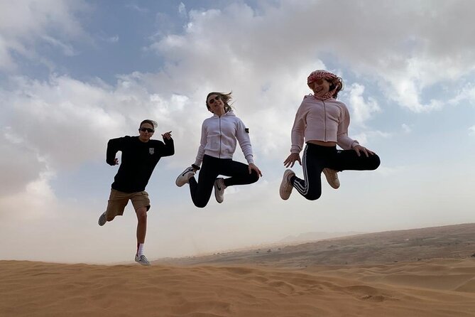 Combo tour- Dubai city tour & Evening Desert safari - The Bedouin camp at dusk: falcon interaction and live performances