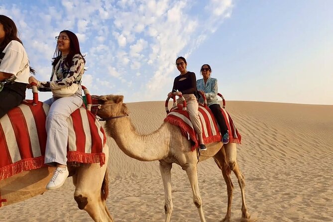 Desert Adventure with ATV and Camel Ride and Live Shows - Henna tattoos and Arabic costume sunset photography that looks great on purpose