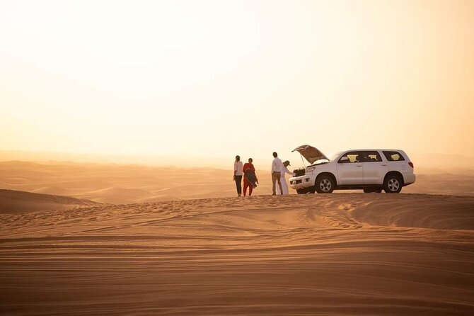 Desert Adventure with ATV and Camel Ride and Live Shows - ATV dunes in red sand, plus photo stops that actually help