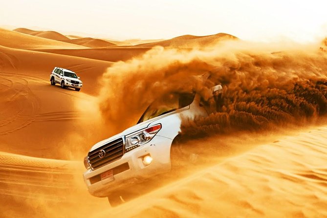 Desert Safari 4X4 Experience from Dubai - Big red dunes dune bashing: adrenaline, but hold on tight