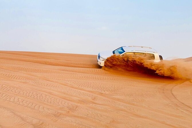 Desert safari adventure with BBQ dinner - Transfer Reality: Shared Ride, Max 200 Travelers, and Staying Comfortable