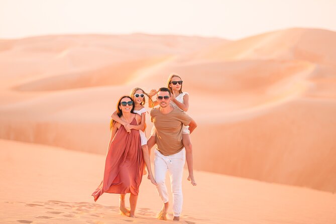 Desert Safari BBQ dinner, Camel ride & sandboarding from Dubai - Henna, Arabic clothing, and photos without feeling too staged