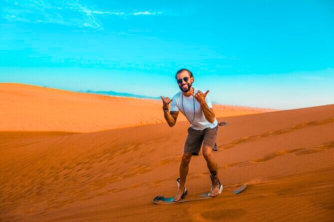 Desert Safari Dubai 30 Mins Quad Bike, Sand Board, Camel Ride BBQ - Quad biking for 30 minutes: ID check, restricted area, and how to get the most from it