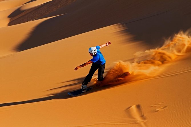 Desert Safari Dubai at Evening with BBQ Dinner - Lahbab red dunes: dune bashing, sand boarding, and that golden-hour break