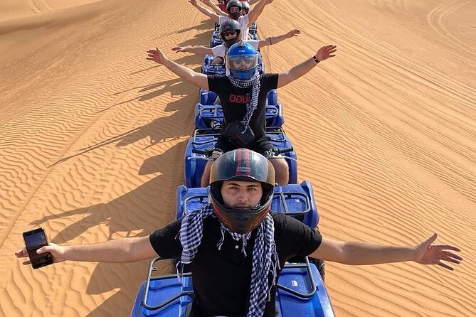 Desert Safari Dubai by 4x4 Vehicle - Camel Rides and the Camp Entrance Feeling