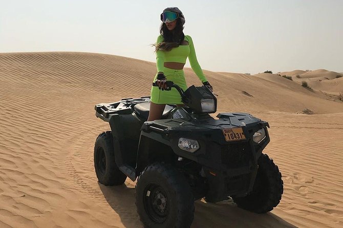 Desert Safari Dubai (PREMIUM VIP) - Sandboarding and Camel Riding: Classic Desert Photos, Short on Time